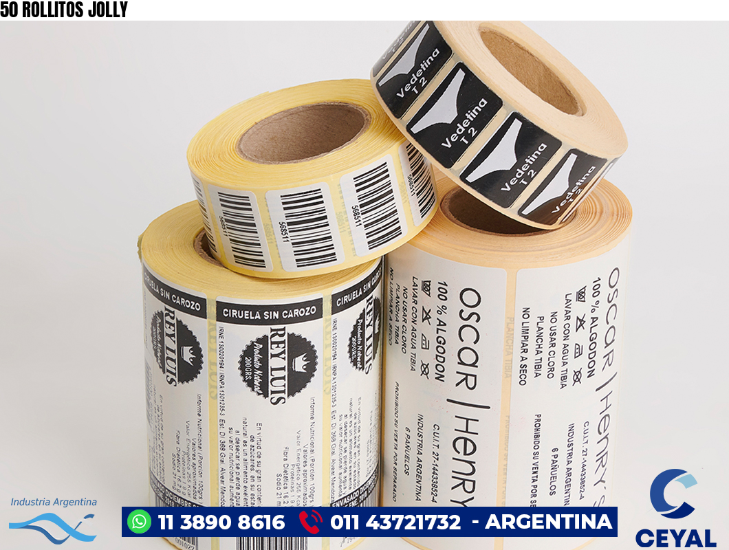 50 ROLLITOS JOLLY