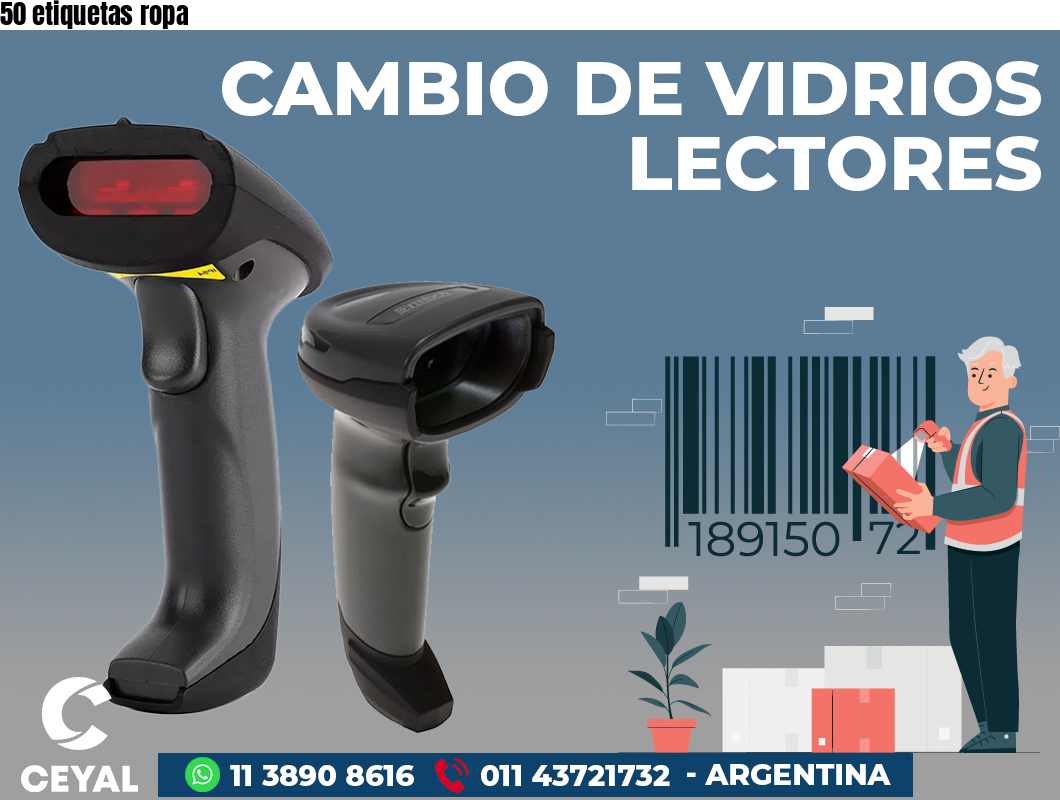 50 etiquetas ropa