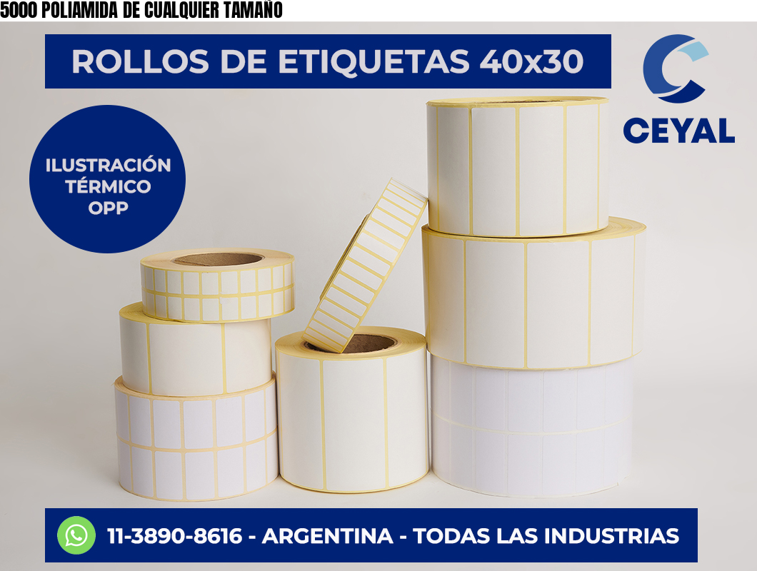 5000 POLIAMIDA DE CUALQUIER TAMAÑO