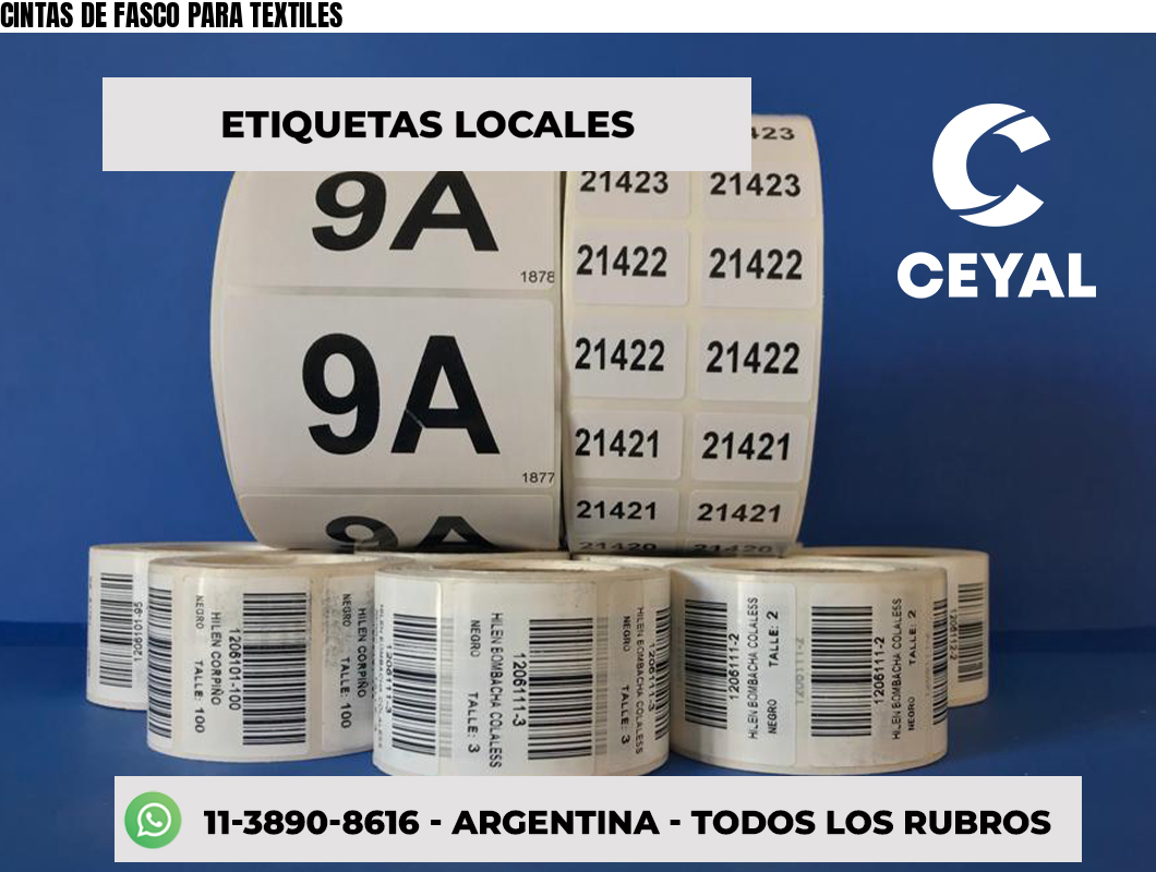 CINTAS DE FASCO PARA TEXTILES