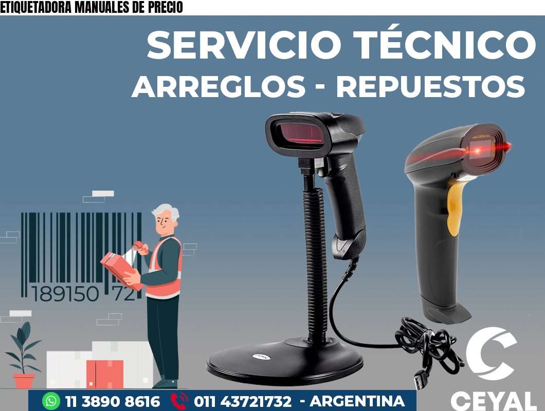 ETIQUETADORA MANUALES DE PRECIO