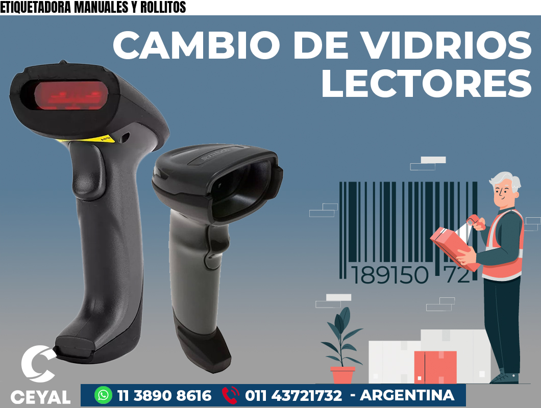 ETIQUETADORA MANUALES Y ROLLITOS