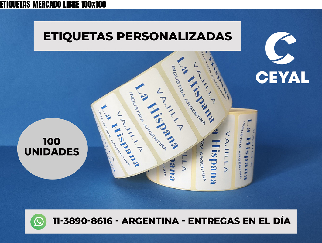 ETIQUETAS MERCADO LIBRE 100x100
