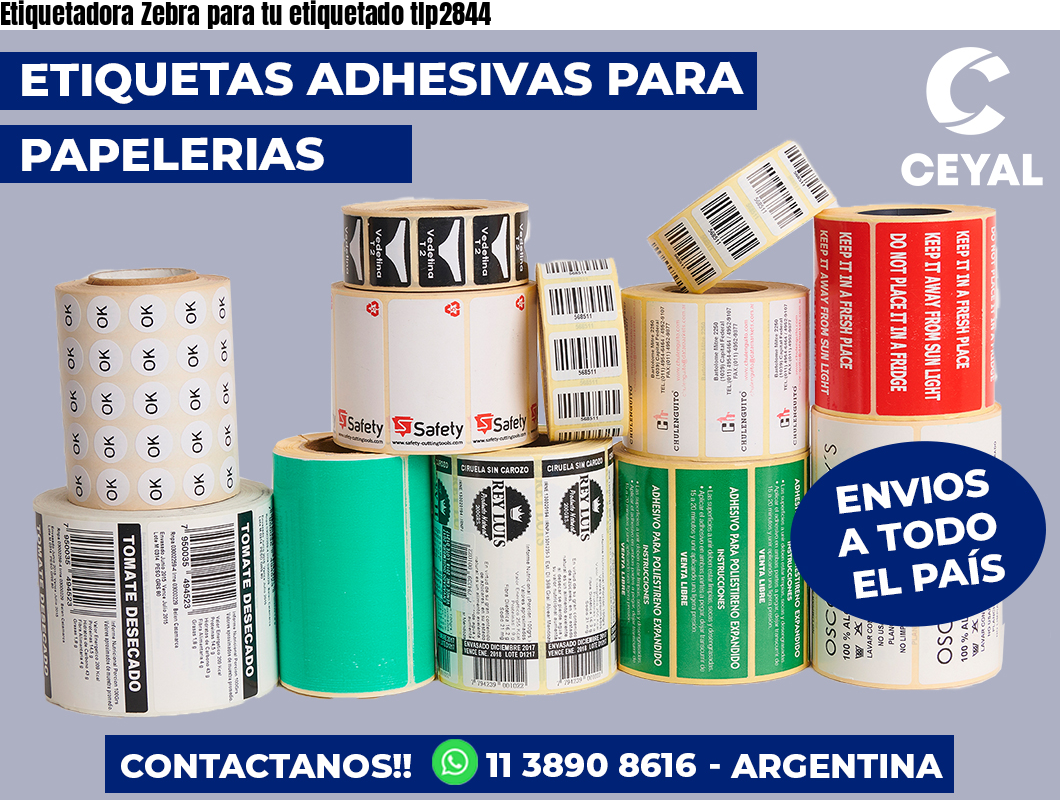 Etiquetadora Zebra para tu etiquetado tlp2844