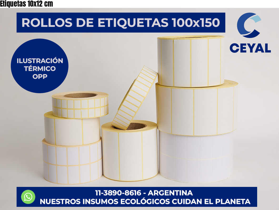 Etiquetas 10×12 cm