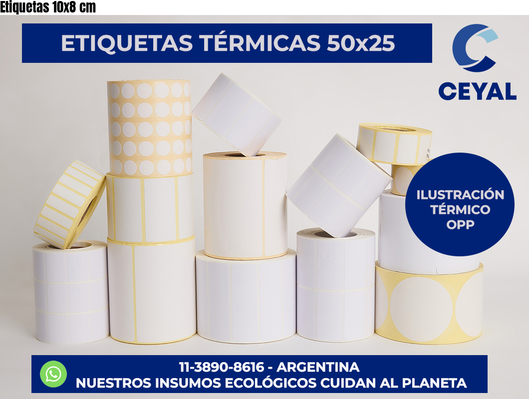 Etiquetas 10×8 cm