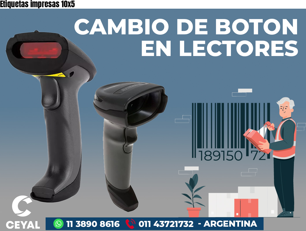Etiquetas impresas 10x5