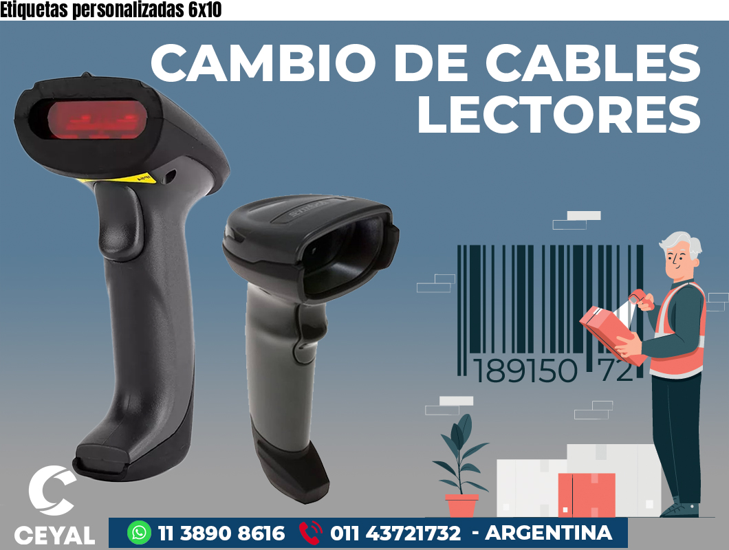 Etiquetas personalizadas 6x10