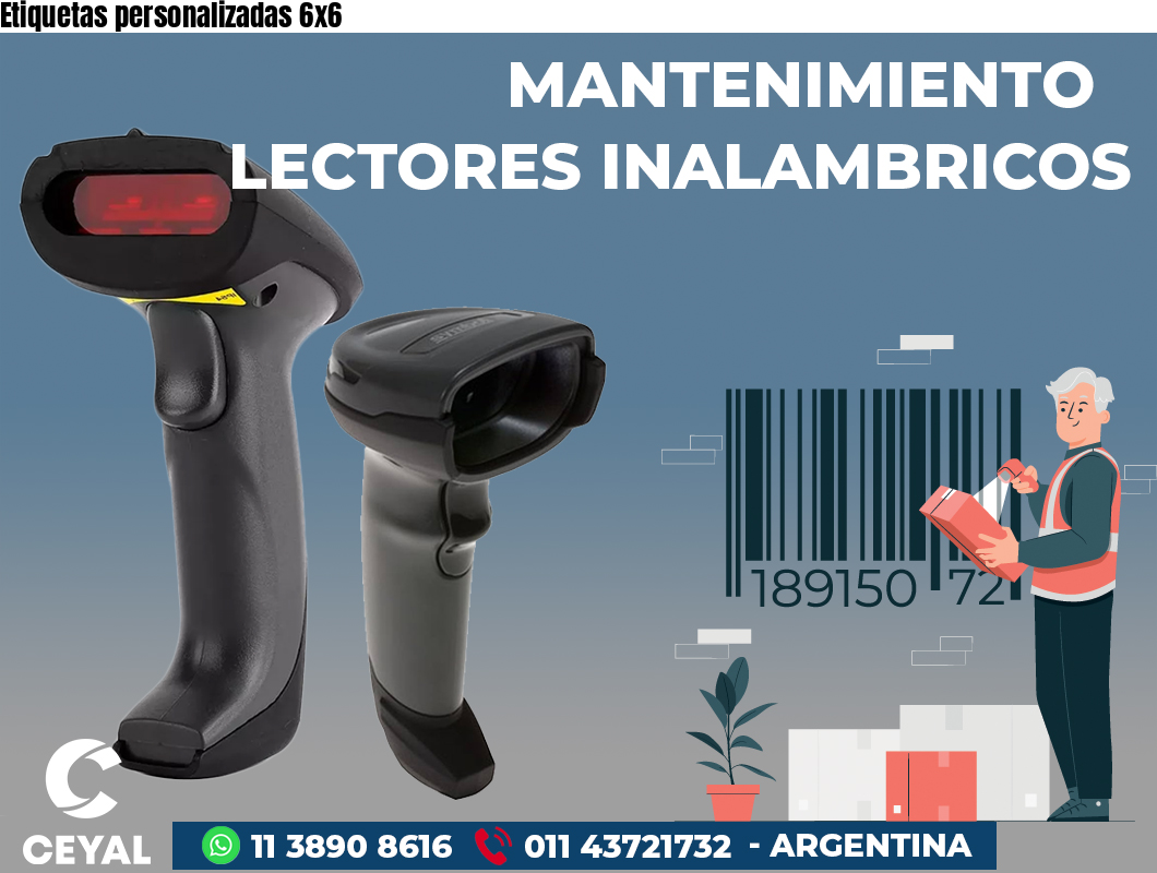 Etiquetas personalizadas 6x6