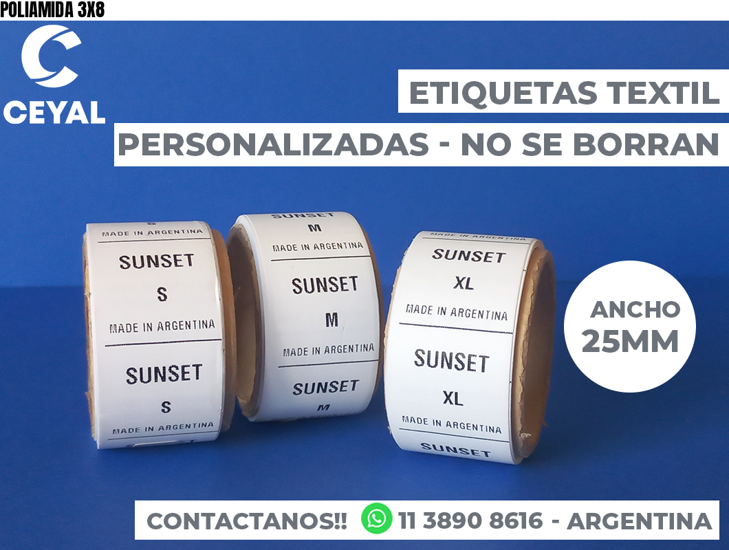 POLIAMIDA 3X8