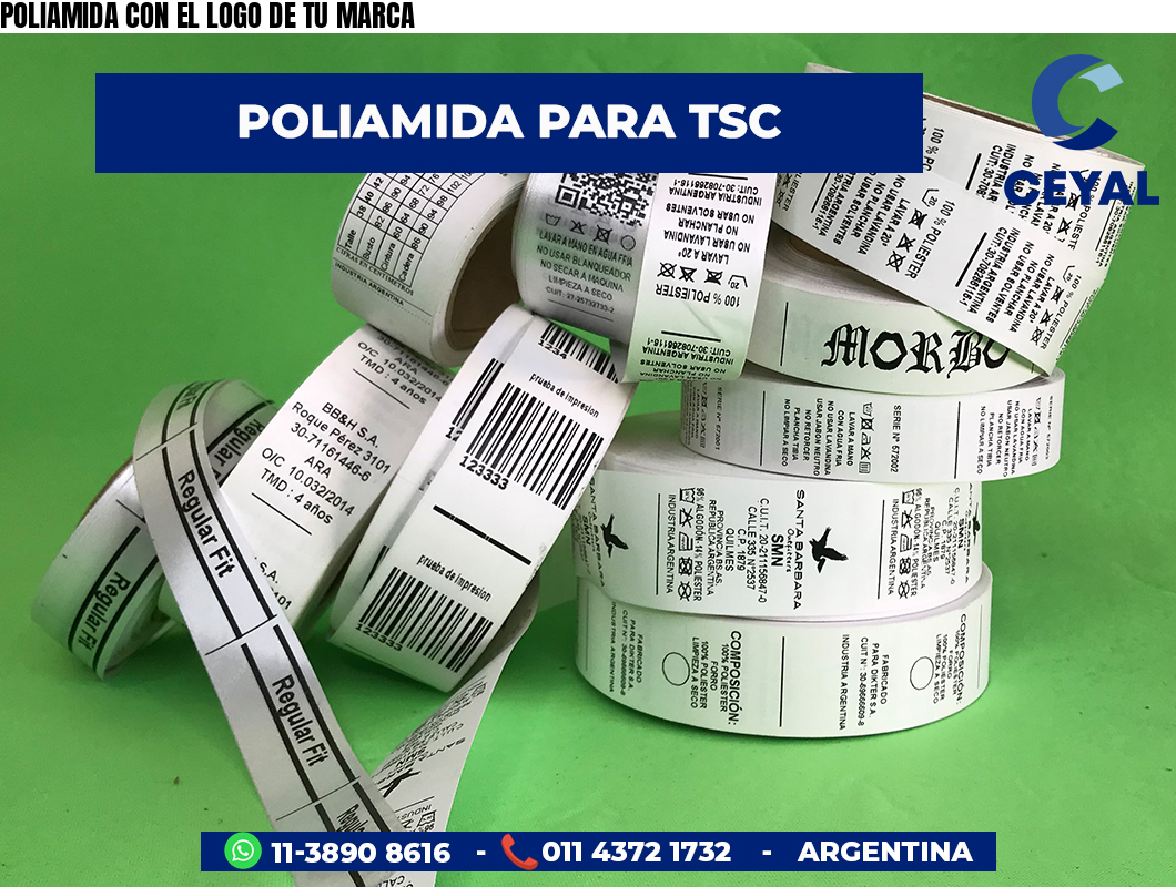 POLIAMIDA CON EL LOGO DE TU MARCA