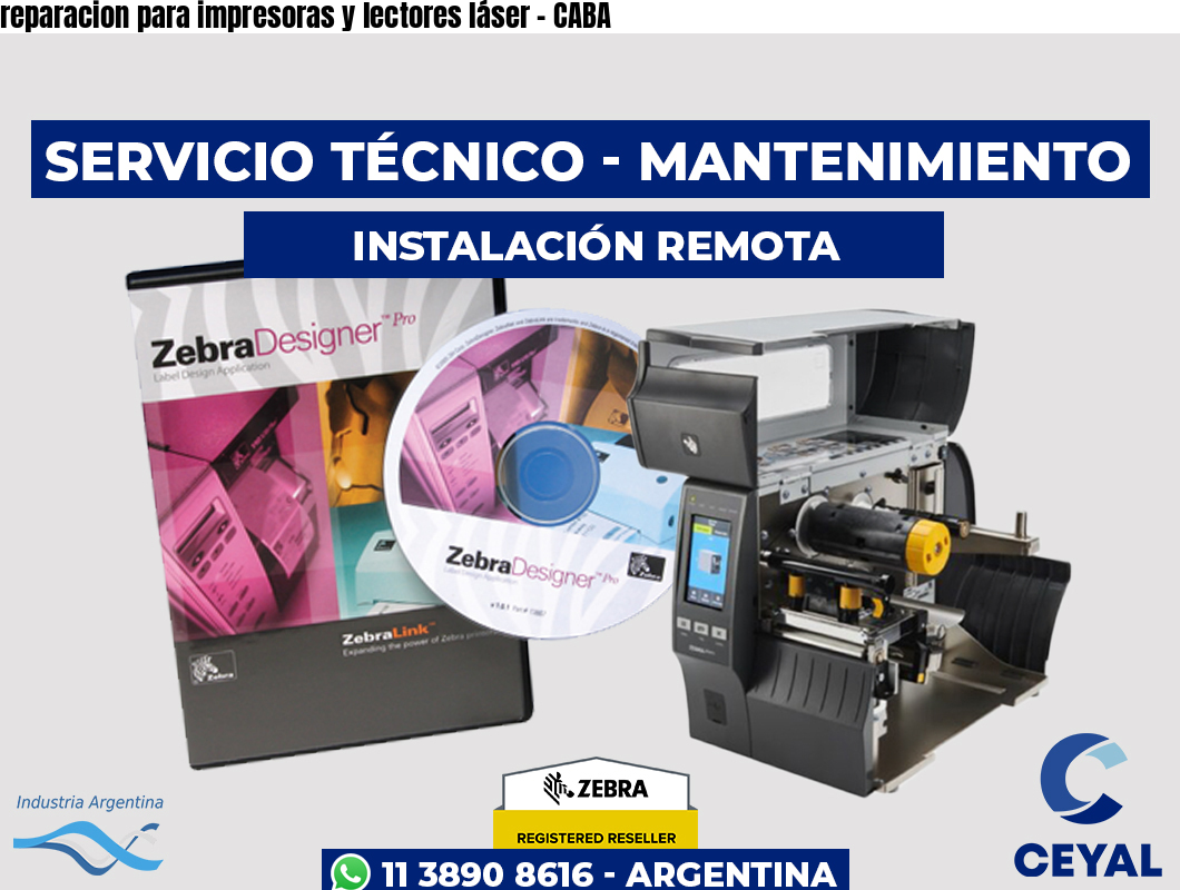 reparacion para impresoras y lectores láser – CABA