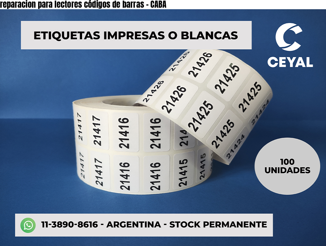 reparacion para lectores códigos de barras - CABA