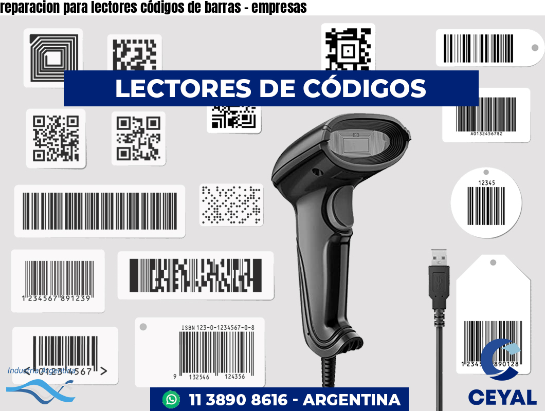 reparacion para lectores códigos de barras - empresas