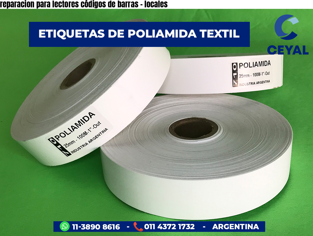 reparacion para lectores códigos de barras - locales