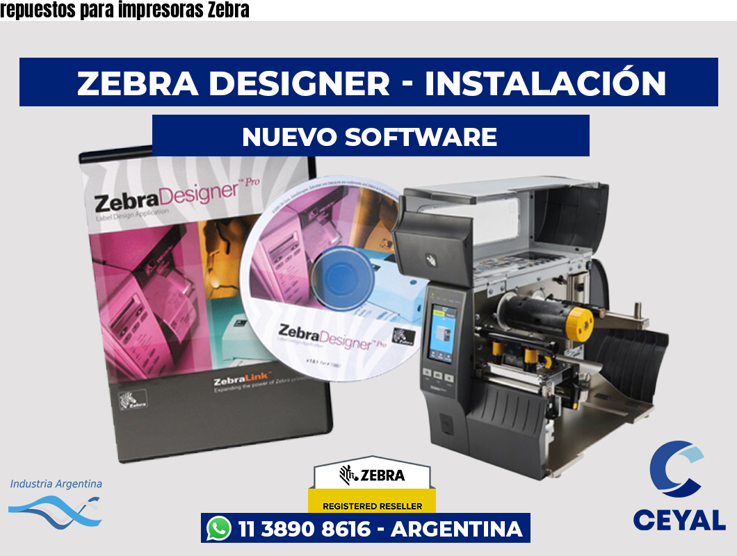 repuestos para impresoras Zebra