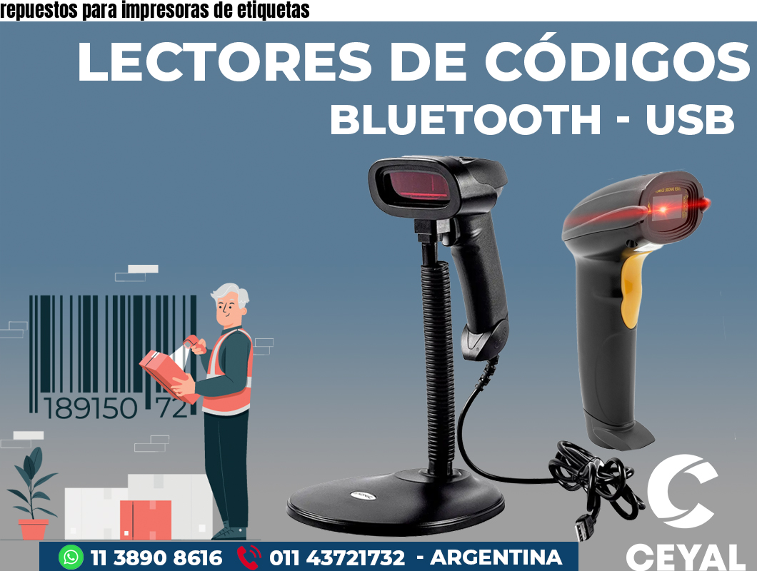 repuestos para impresoras de etiquetas