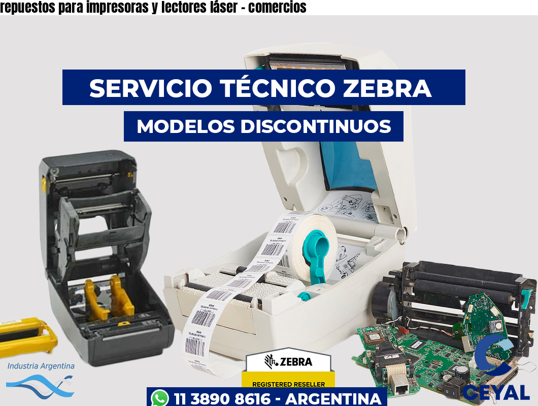 repuestos para impresoras y lectores láser – comercios