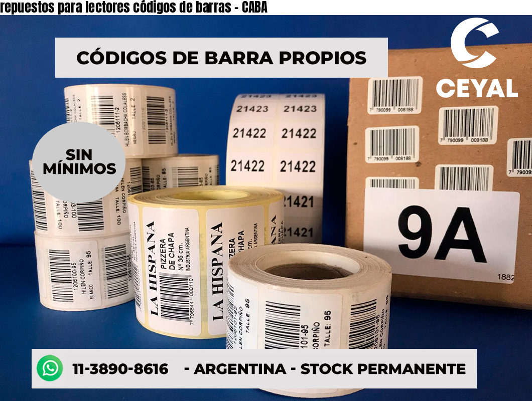 repuestos para lectores códigos de barras - CABA