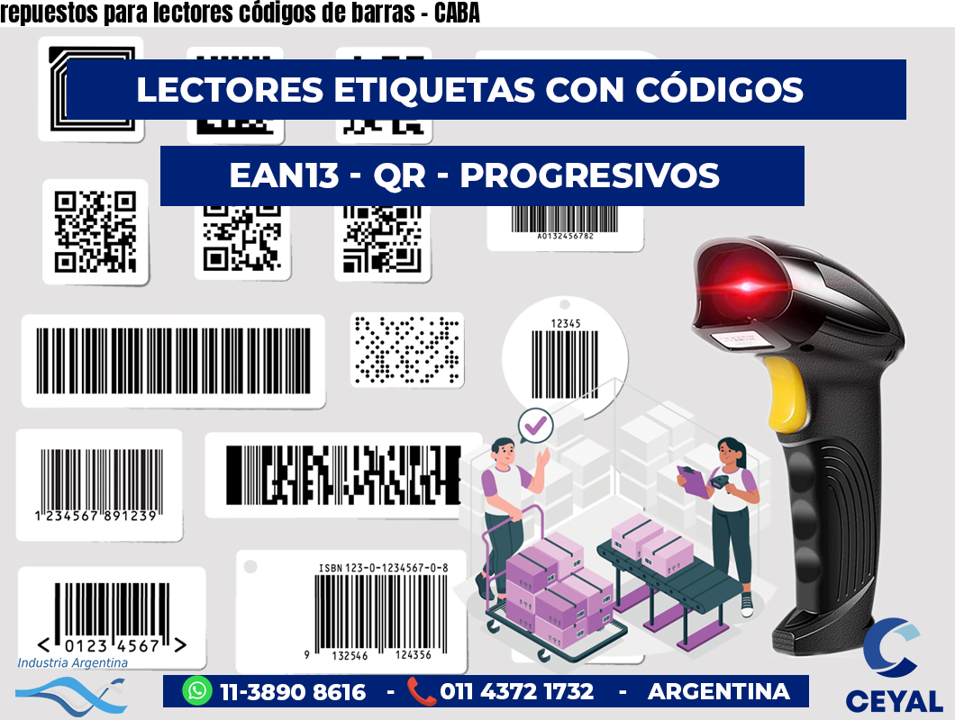 repuestos para lectores códigos de barras - CABA