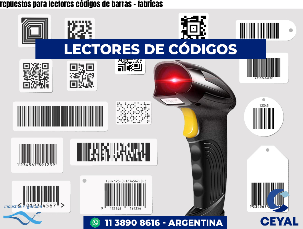 repuestos para lectores códigos de barras - fabricas