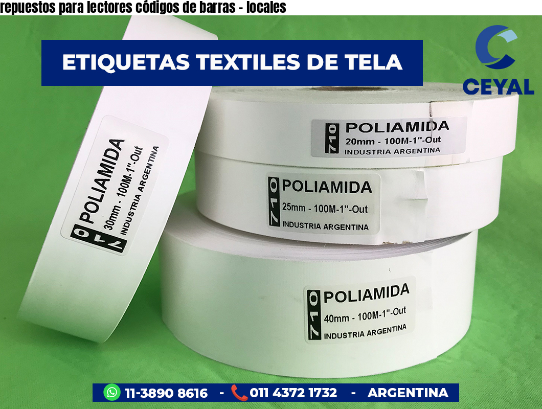 repuestos para lectores códigos de barras - locales