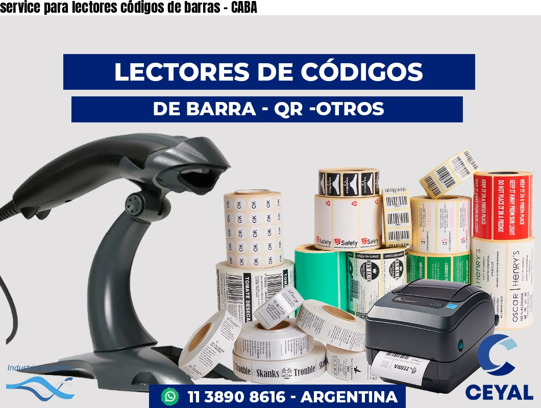 service para lectores códigos de barras - CABA