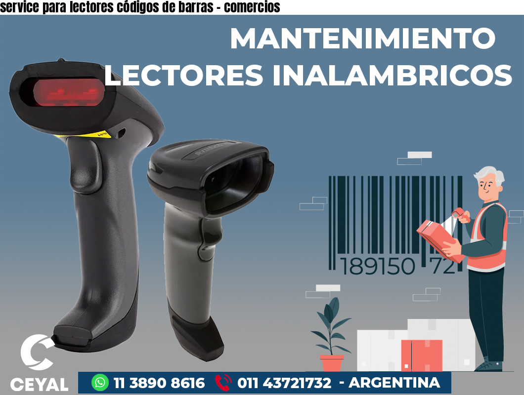 service para lectores códigos de barras – comercios