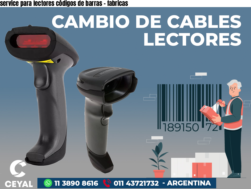 service para lectores códigos de barras – fabricas