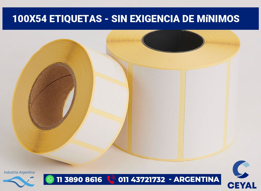 100x54 Etiquetas