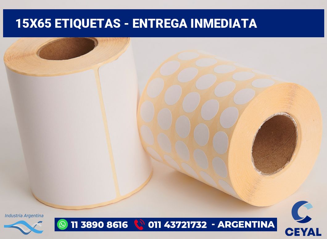 15×65 Etiquetas