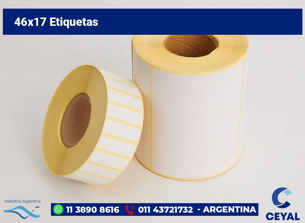 46x17 Etiquetas