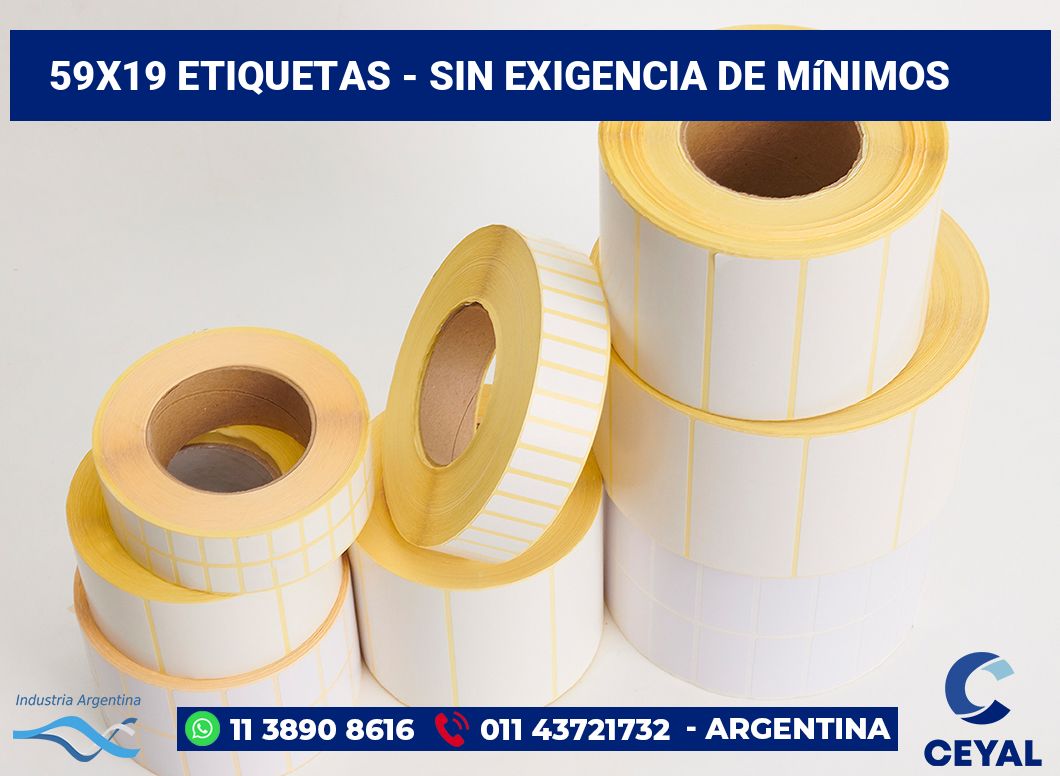 59x19 Etiquetas