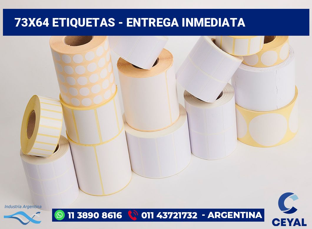 73×64 Etiquetas