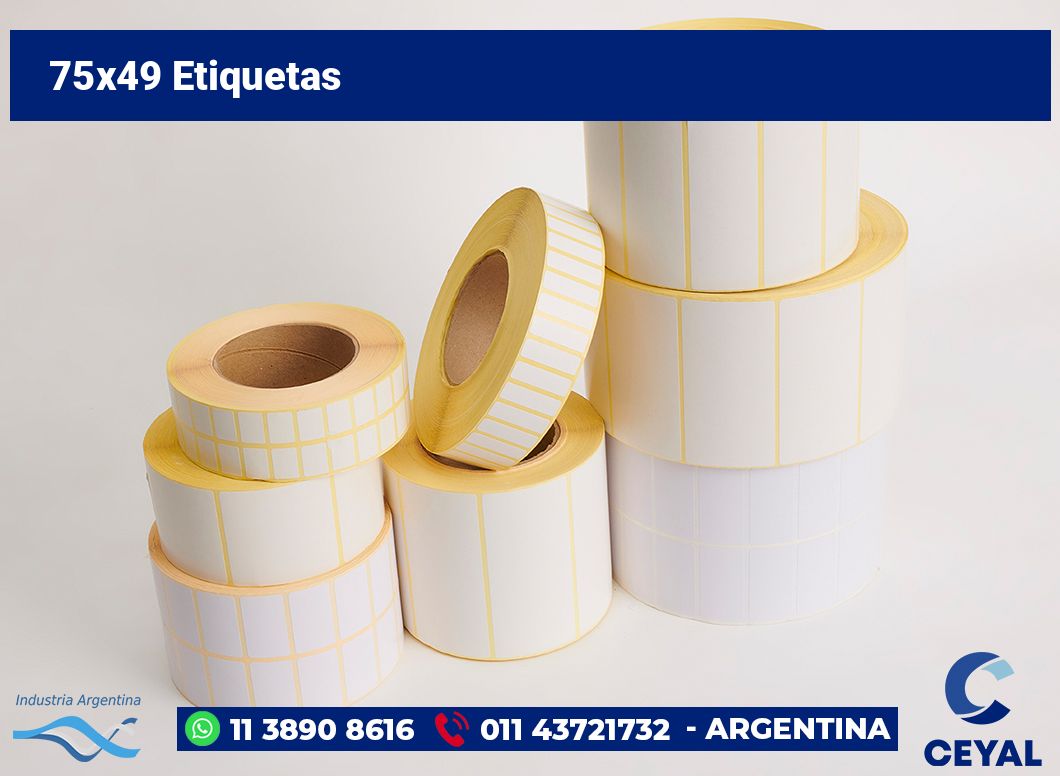 75x49 Etiquetas