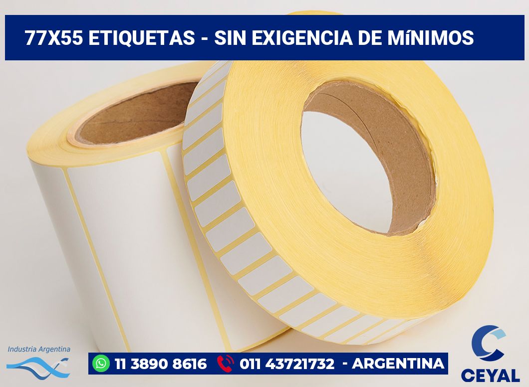 77x55 Etiquetas