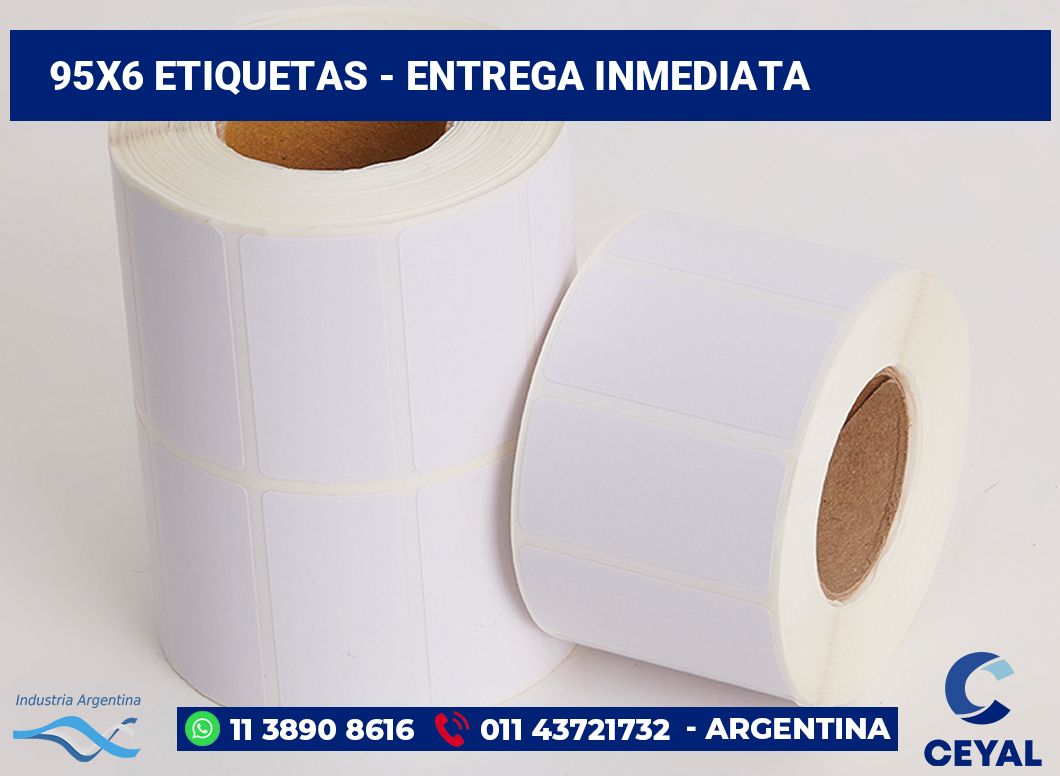 95×6 Etiquetas