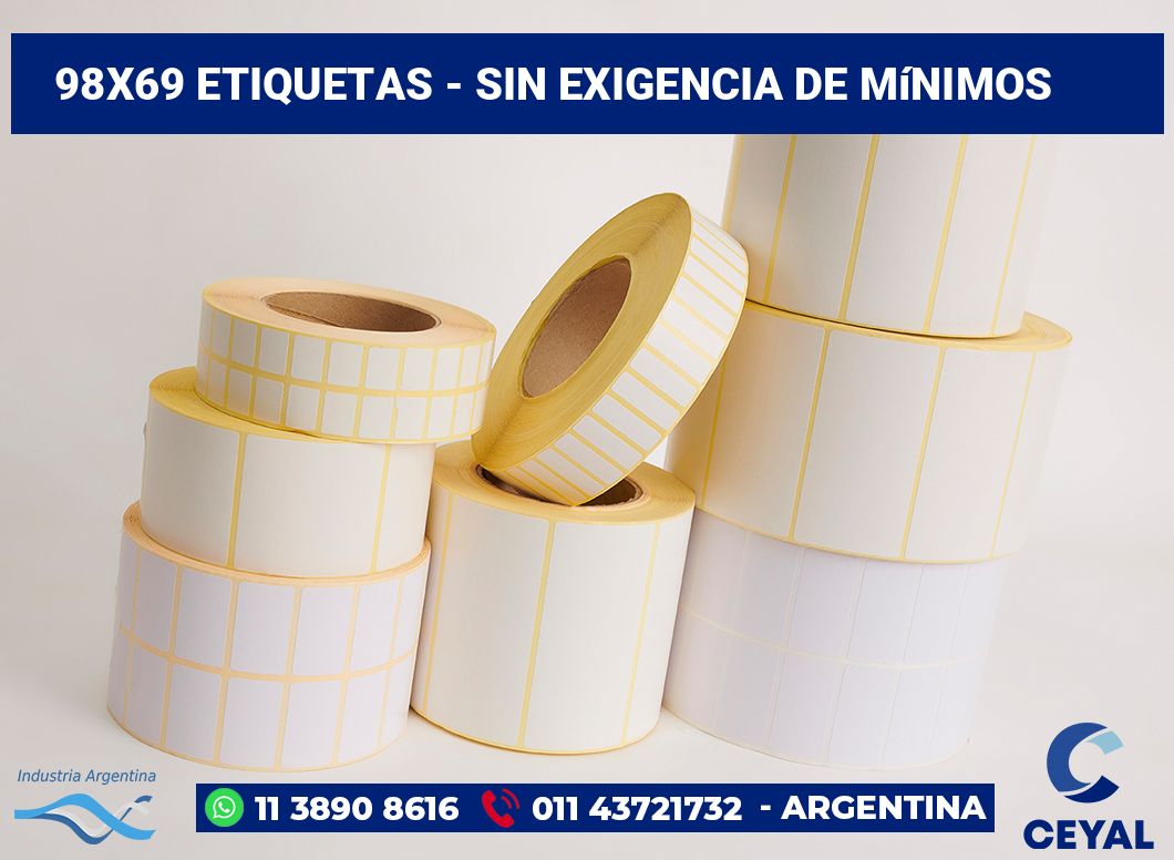 98x69 Etiquetas