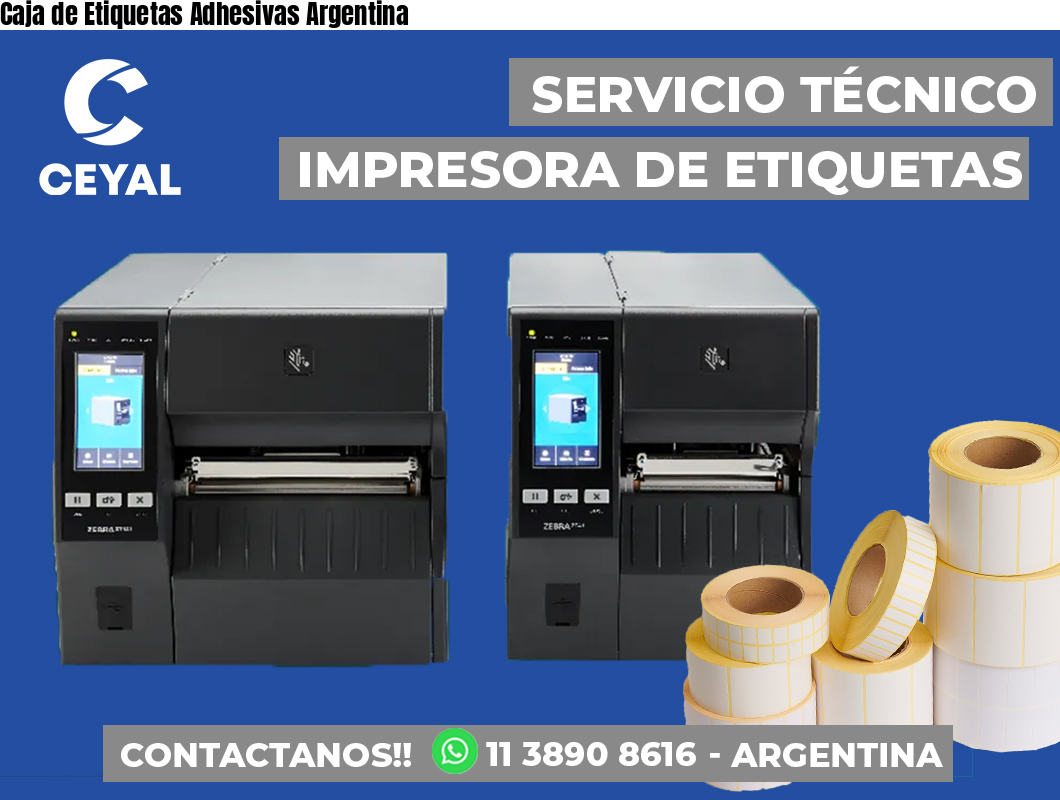 Caja de Etiquetas Adhesivas Argentina