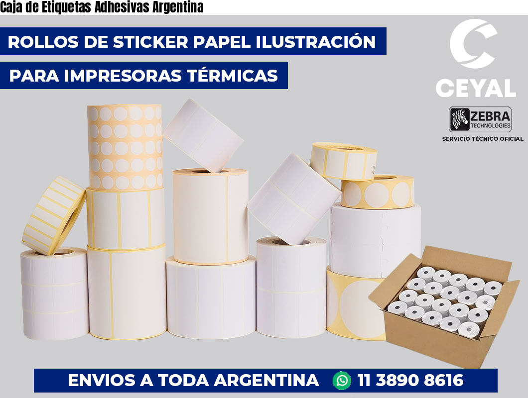 Caja de Etiquetas Adhesivas Argentina
