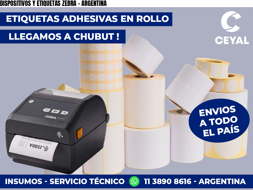 DISPOSITIVOS Y ETIQUETAS ZEBRA – ARGENTINA