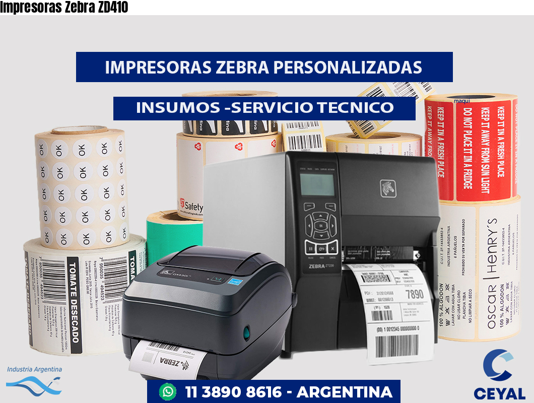 Impresoras Zebra ZD410