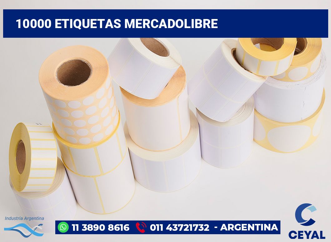 10000 Etiquetas mercadolibre