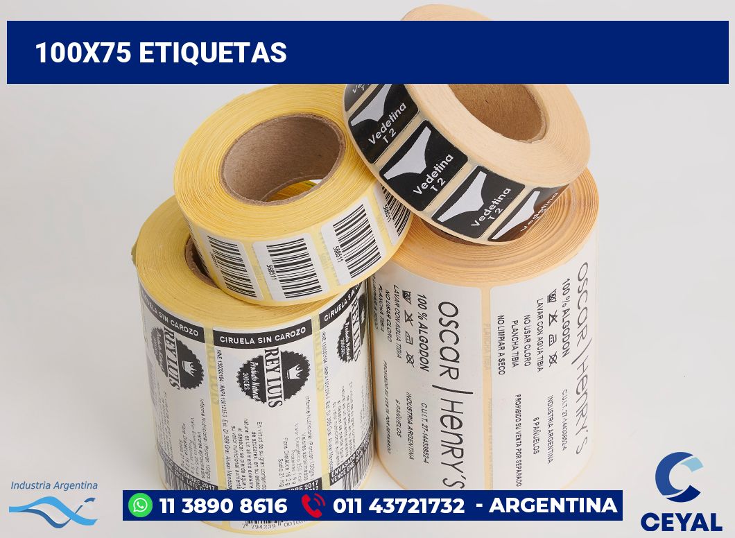 100x75 Etiquetas