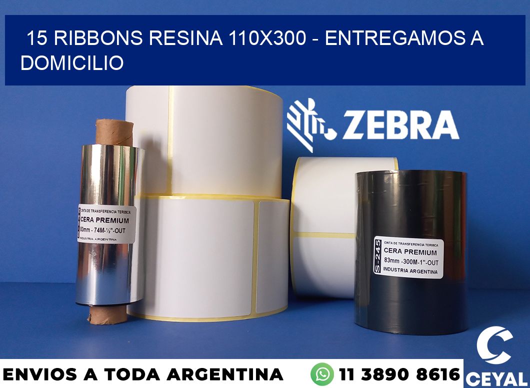 15 Ribbons resina 110x300 - entregamos a domicilio