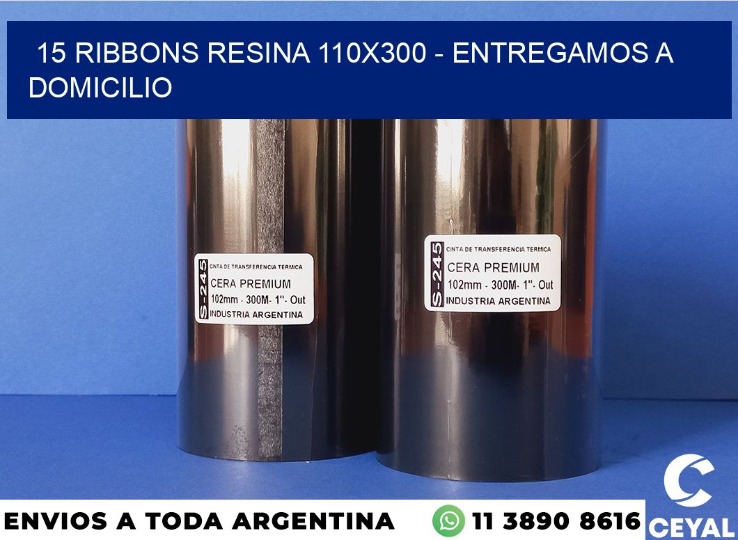 15 Ribbons resina 110×300 – entregamos a domicilio