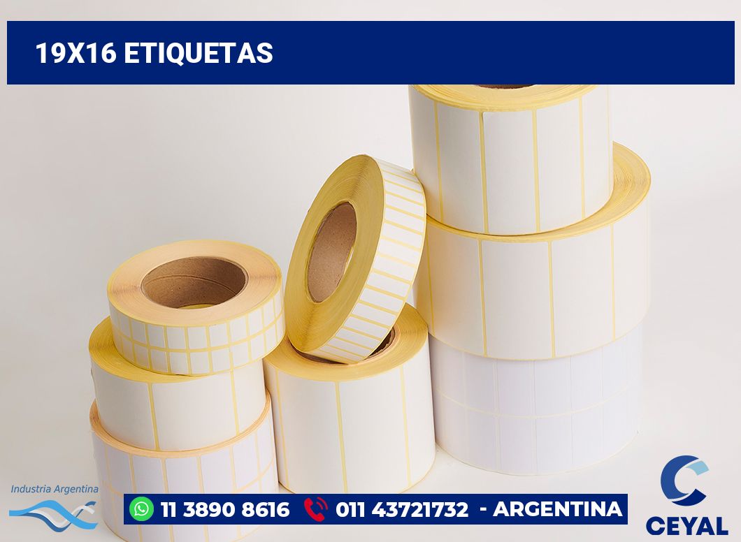 19x16 Etiquetas