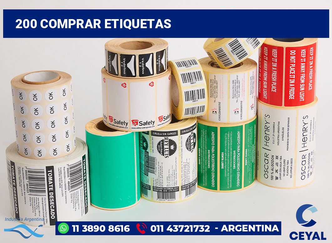 200 Comprar etiquetas