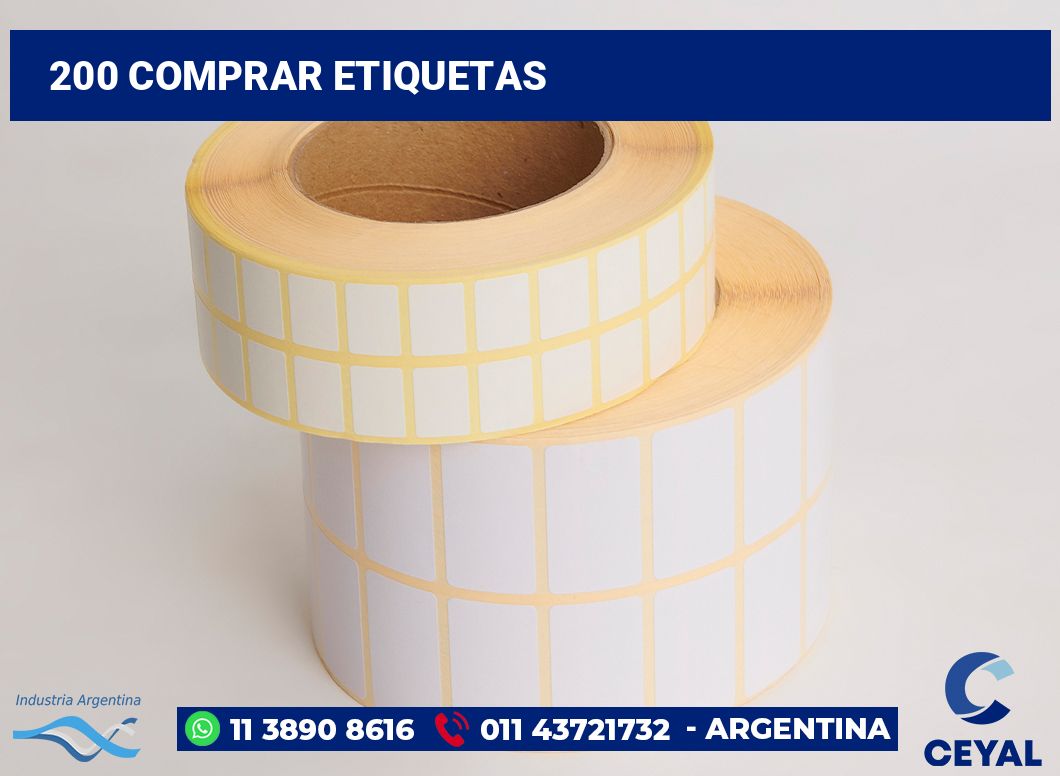 200 Comprar etiquetas