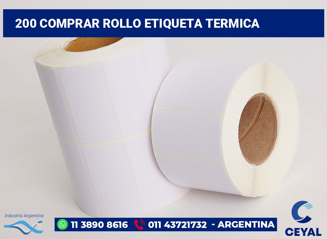 200 Comprar rollo etiqueta termica